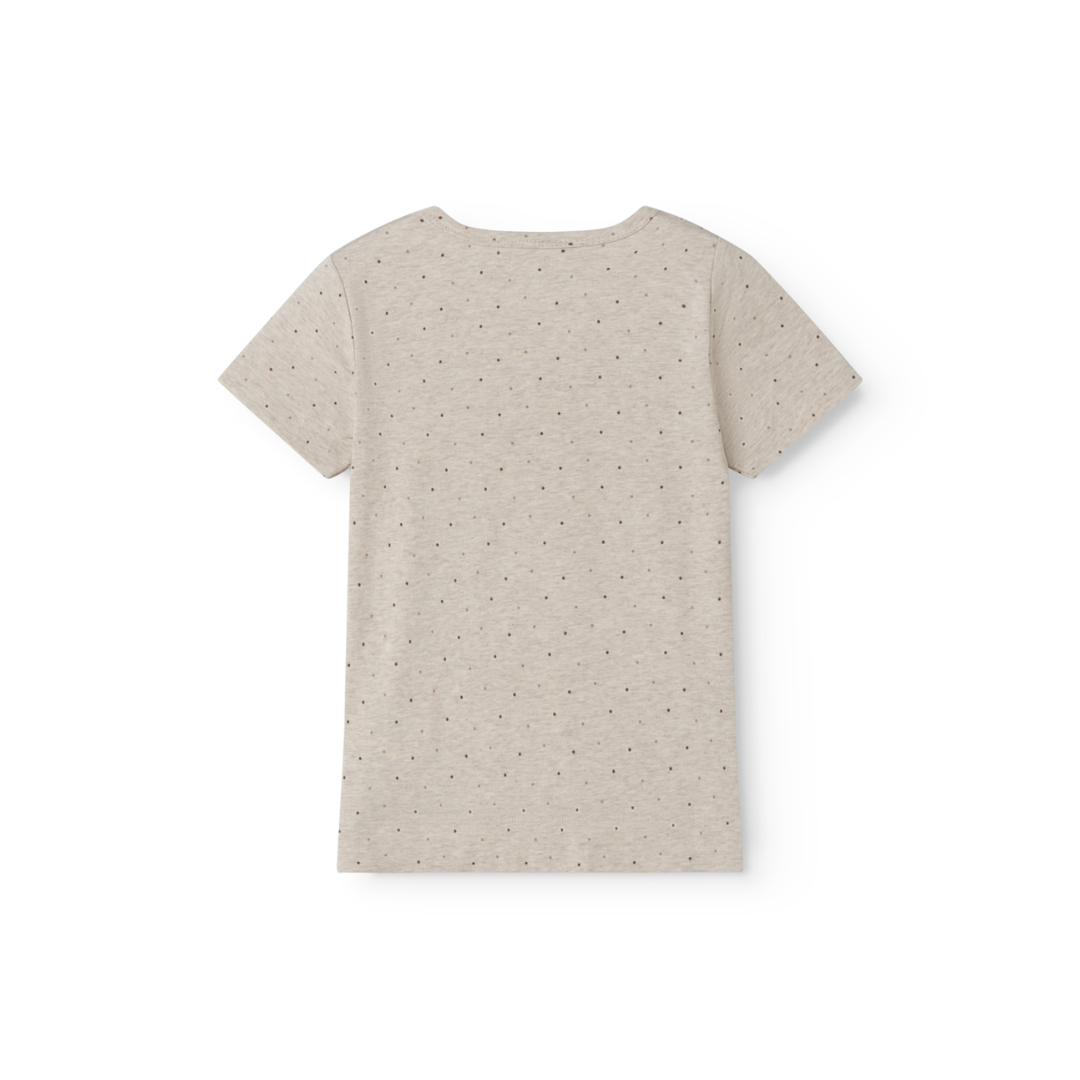 MarMar Tago t-shirt beige melange dot