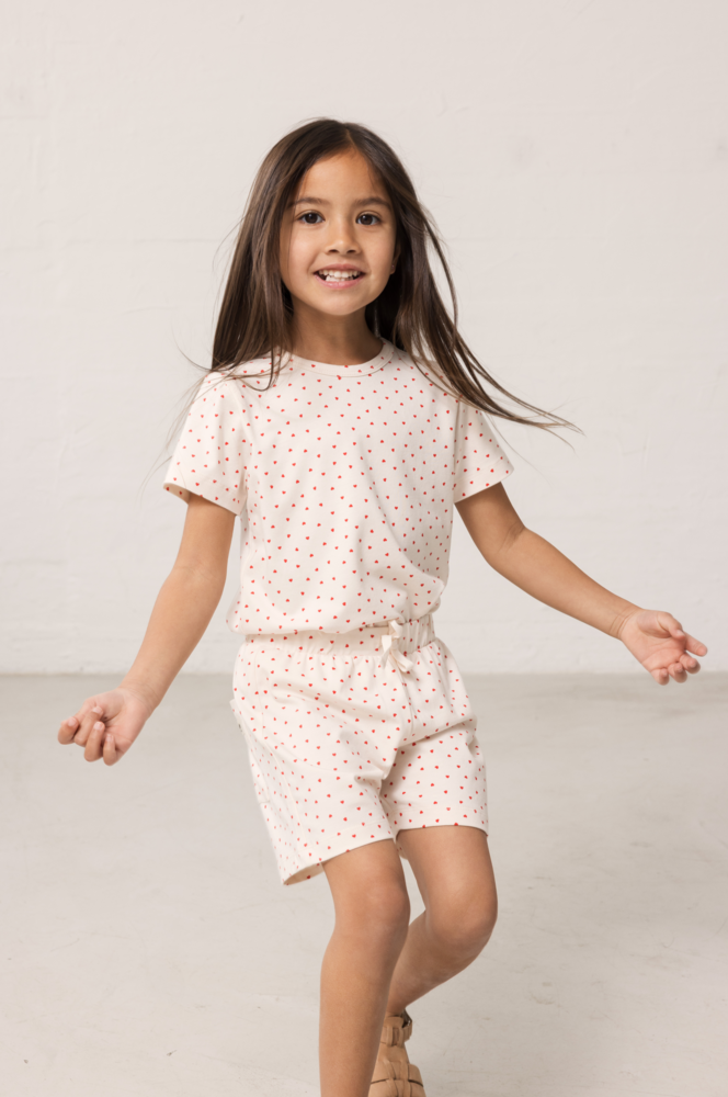 Pige med MarMar Tago t-shirt happy hearts