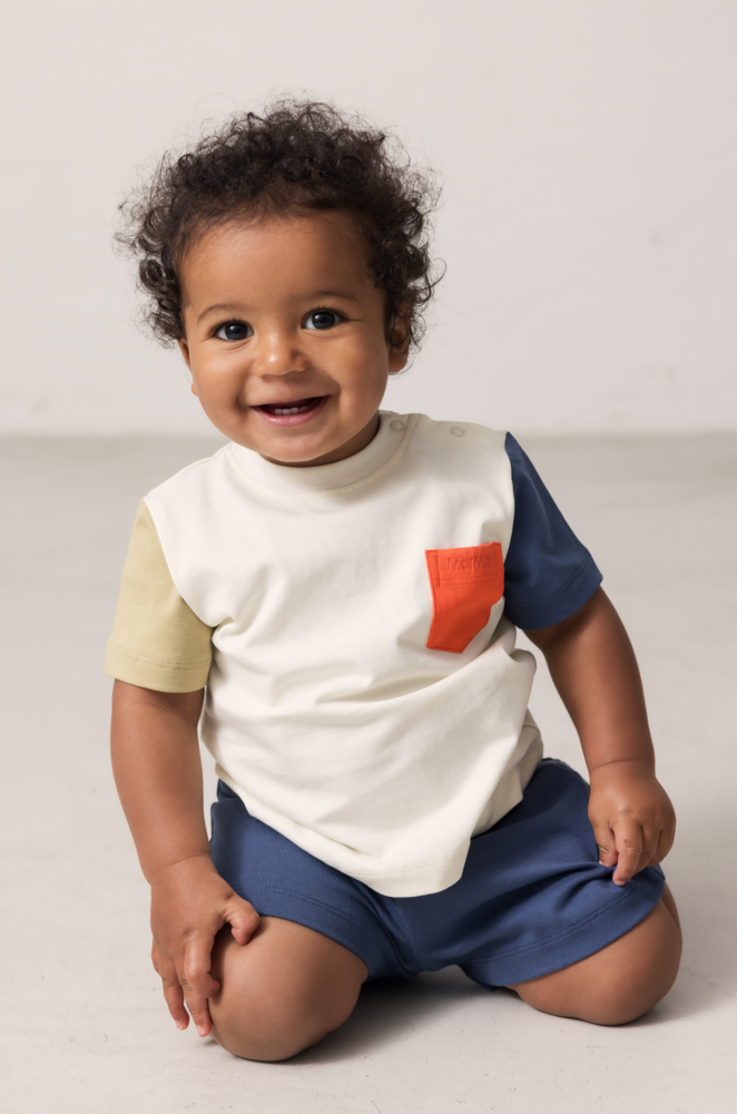 Dreng med MarMar Tad t-shirt colour block
