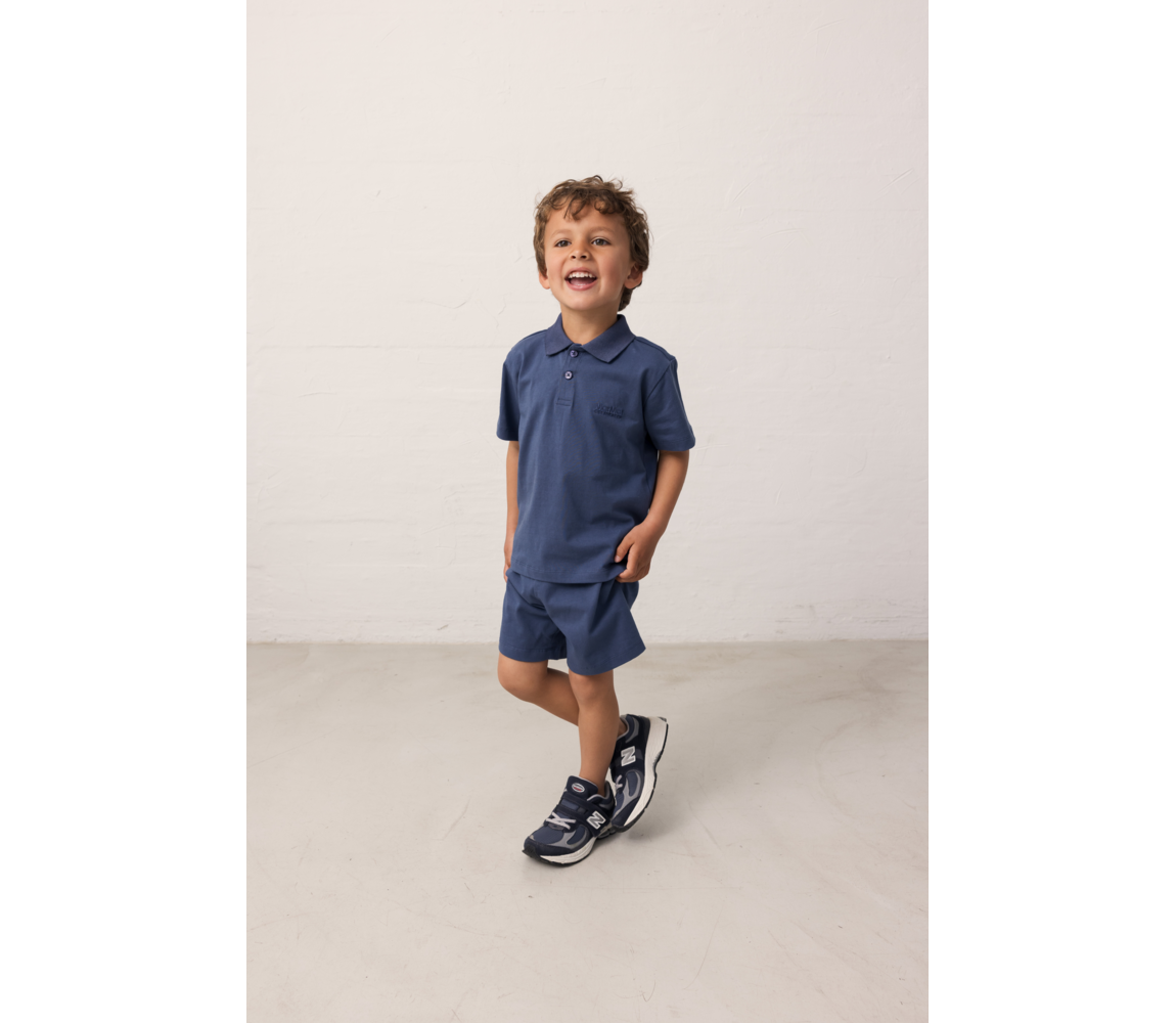 Dreng med MarMar Tad polo t-shirt vintage blue