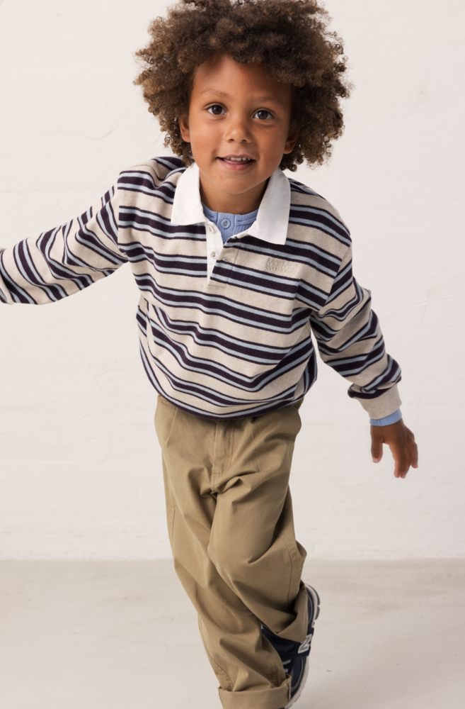 Dreng med MarMar Thanos polo bluse college stripe