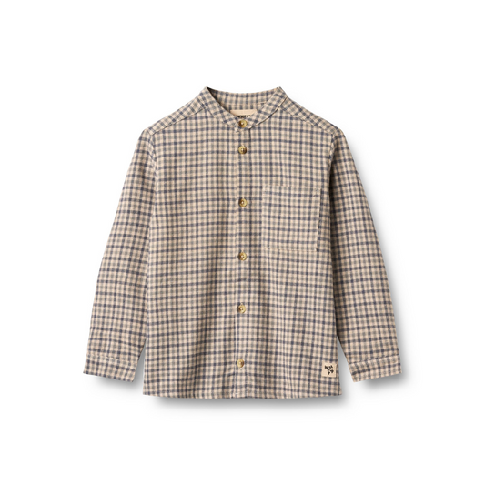 Wheat Willum skjorte blue check