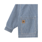 Wheat Cole overshirt denim stripe