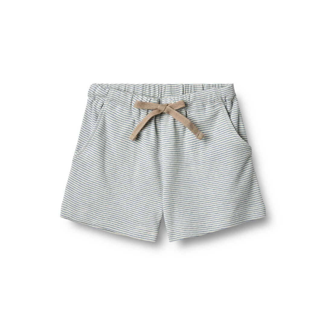 Wheat Kalle shorts blue stripe