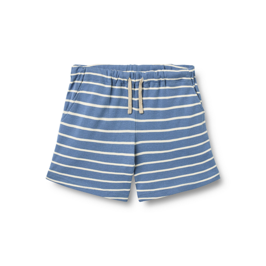 Wheat Kalle shorts blue stripe