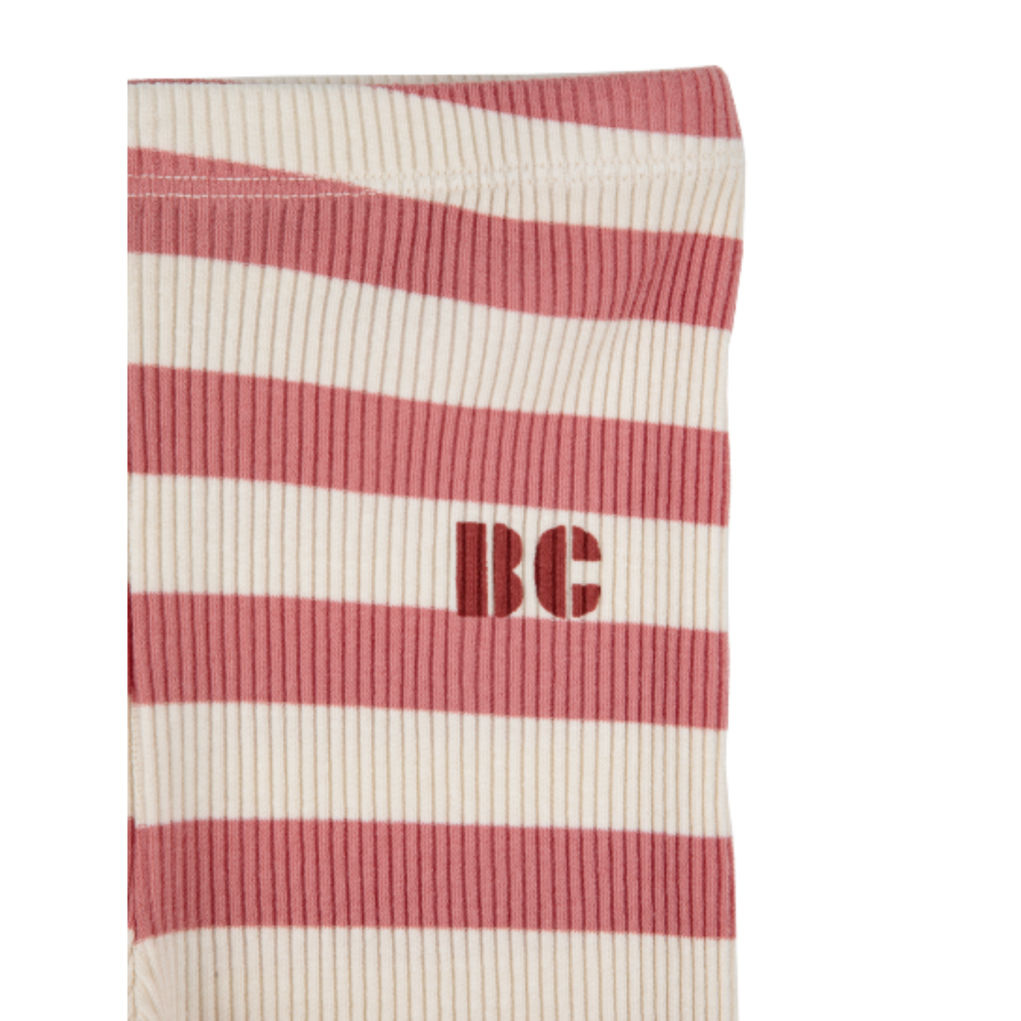 Bobo Choses Maroon stripes leggings