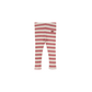 Bobo Choses Maroon stripes leggings