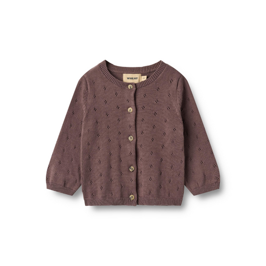 Wheat Maia cardigan plum