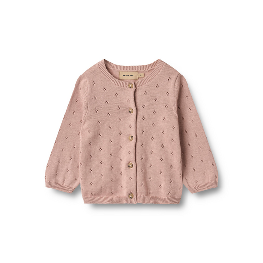 Wheat Maia cardigan rose powder