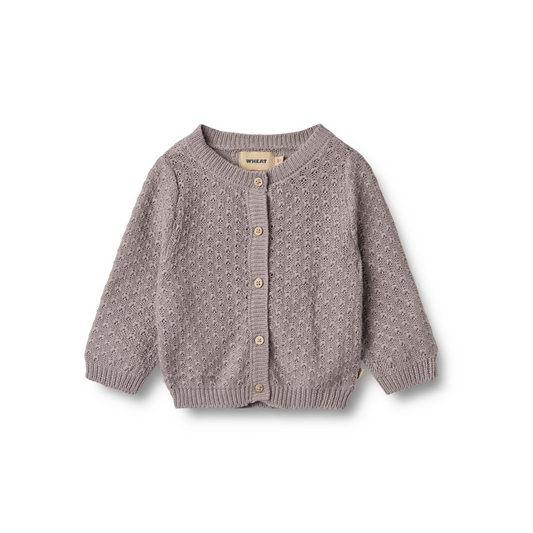 Wheat Magnella cardigan dusty purple