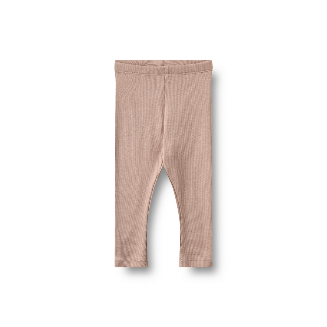 Wheat Maddy rib leggings dry rose