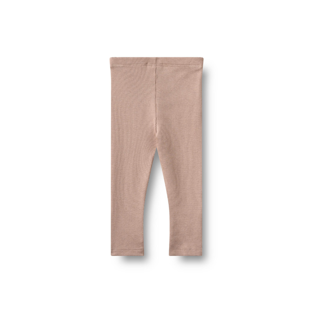 Wheat Maddy rib leggings dry rose