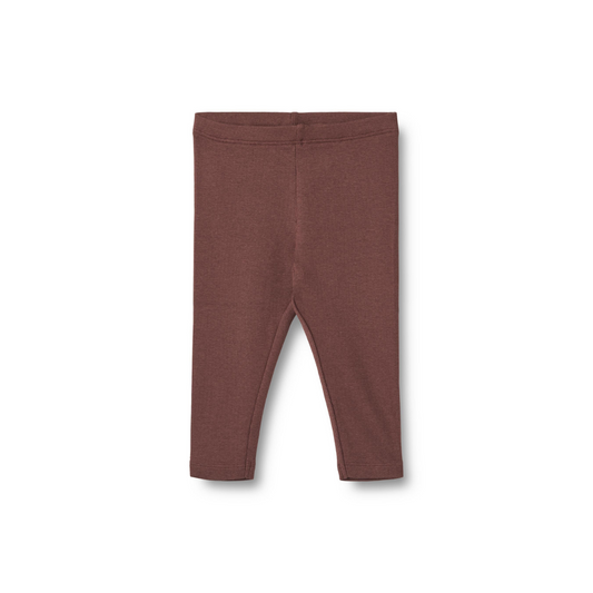 Wheat Maddy rib leggings eggplant