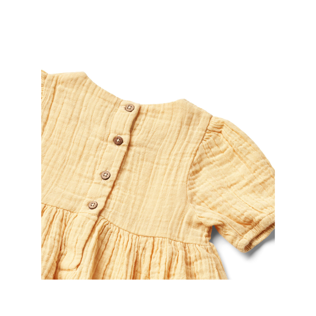 Wheat Imelda S/S kjole pale apricot