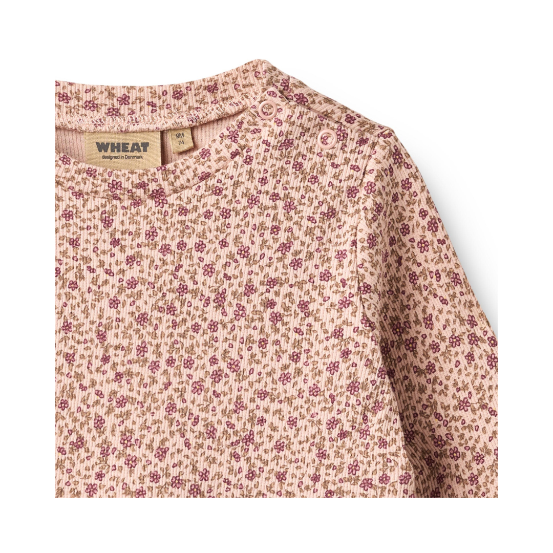 Wheat Sessa kjole dime rose small flowers