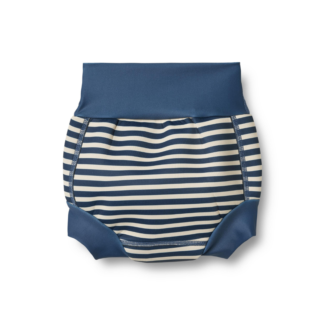 Wheat Anker neopren badebukser blue stripe