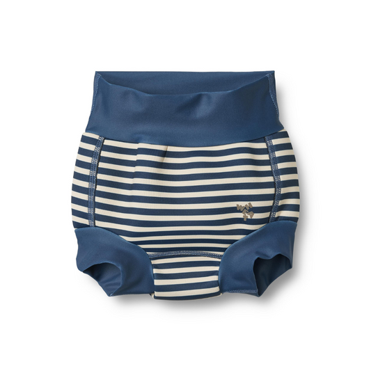 Wheat Anker neopren badebukser blue stripe