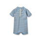 Wheat Cas badeheldragt blue swim stripe