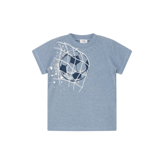 Hust & Claire Arthur t-shirt blue fog melange