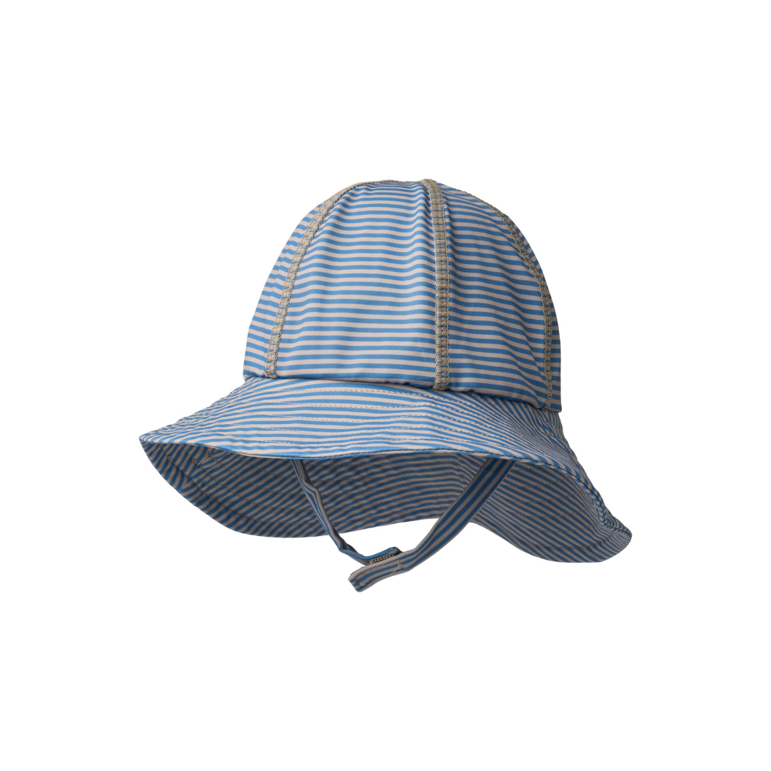Wheat Bora UV solhat blue swim stripe