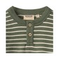 Wheat Osvald t-shirt L/S dark green stripe