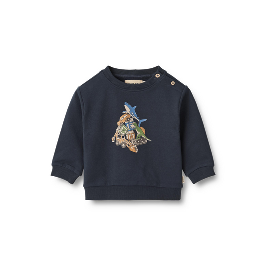 Wheat Billy sweatshirt navy