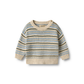 Wheat Harlow jacquard strik pullover offwhite