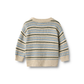 Wheat Harlow jacquard strik pullover offwhite