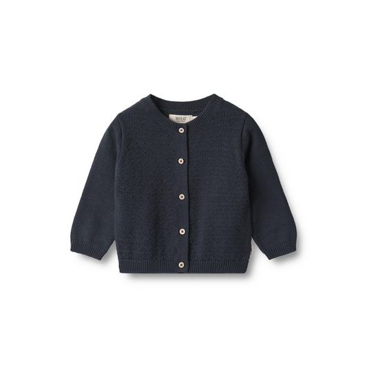 Wheat Bjørn cardigan navy