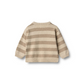 Wheat Morgan strikpullover beige stripe