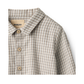 Wheat Oscar skjorte greybrown check