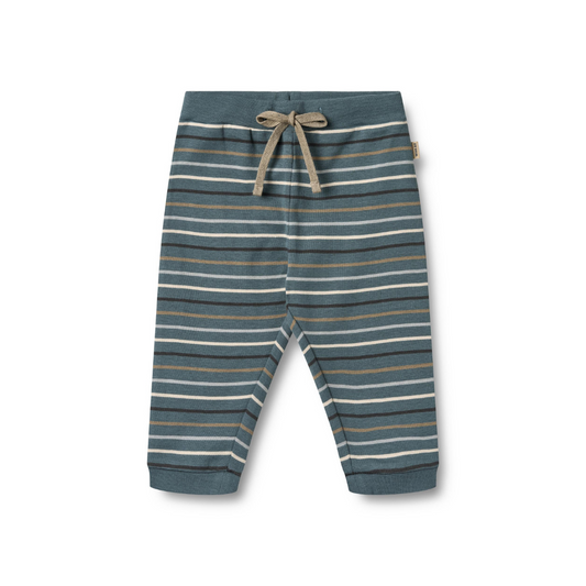 Wheat Leo bukser blue multi stripe