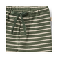 Wheat Manfred bukser dark green stripe