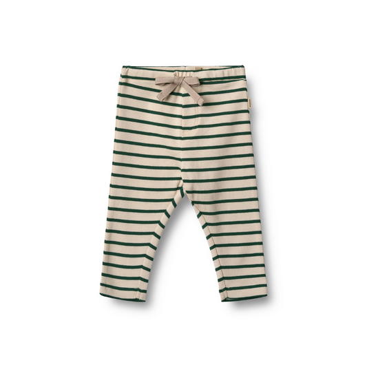 Wheat Manfred bukser green stripe