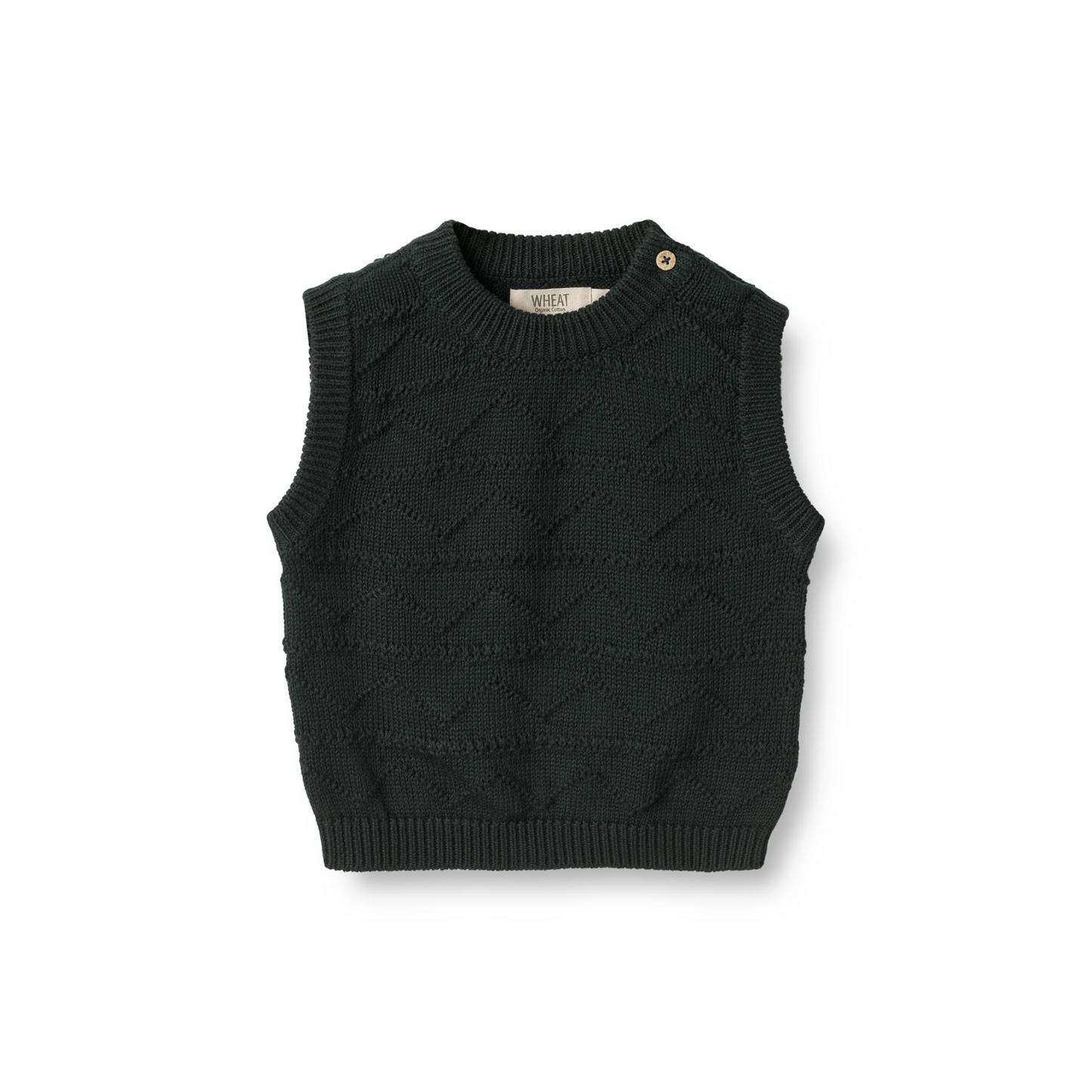 Wheat Bobby vest navy