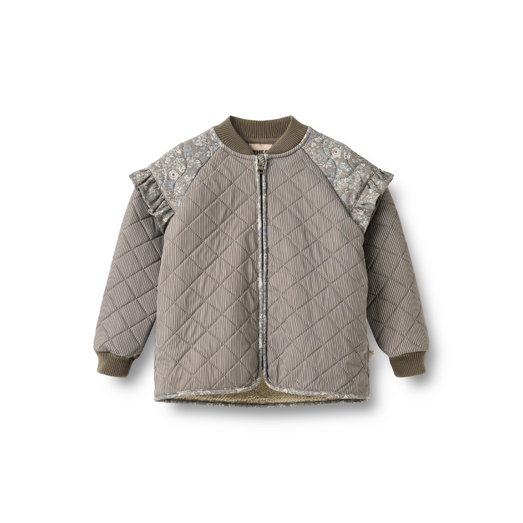 Wheat Ellas termojakke brown stripe