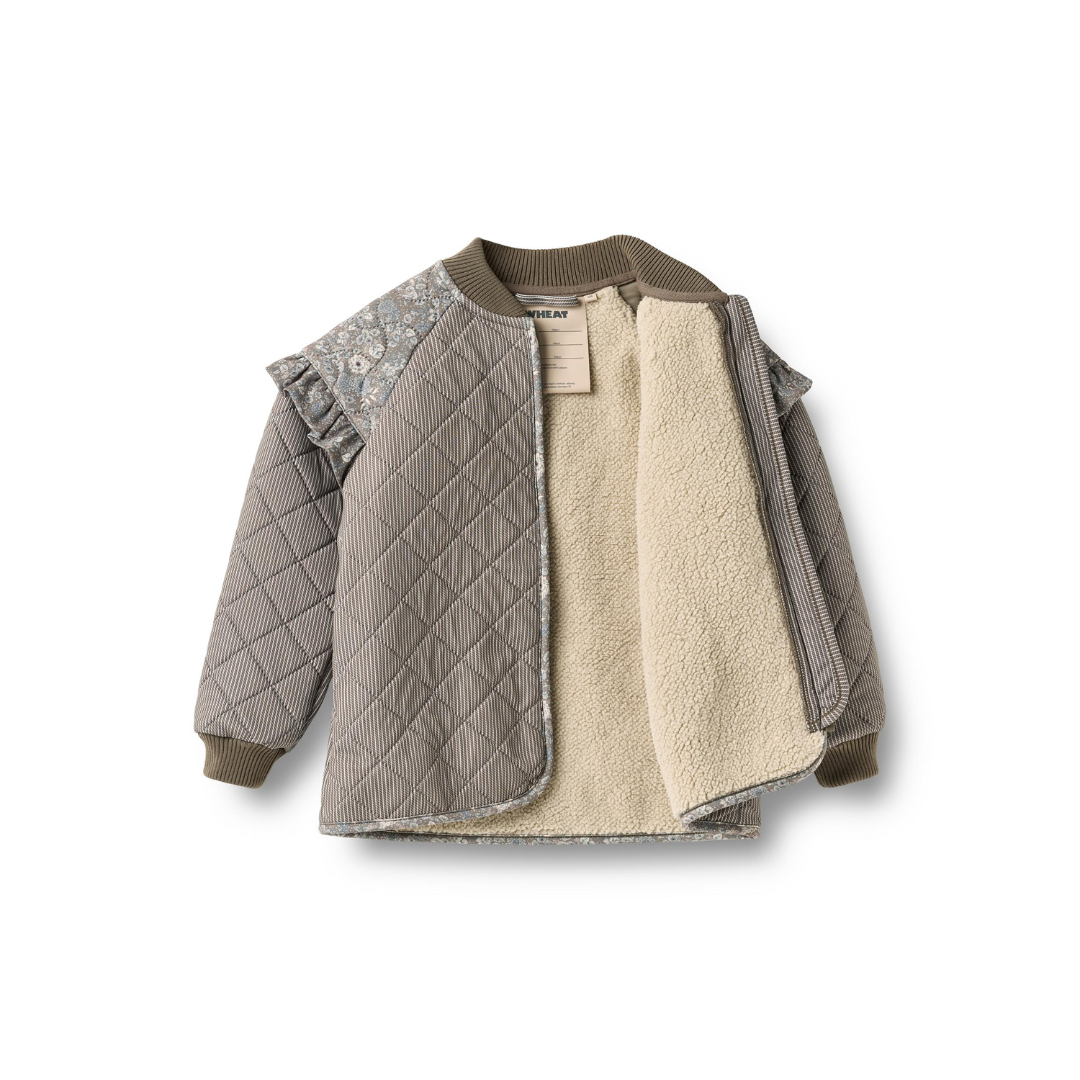 Wheat Ellas termojakke brown stripe