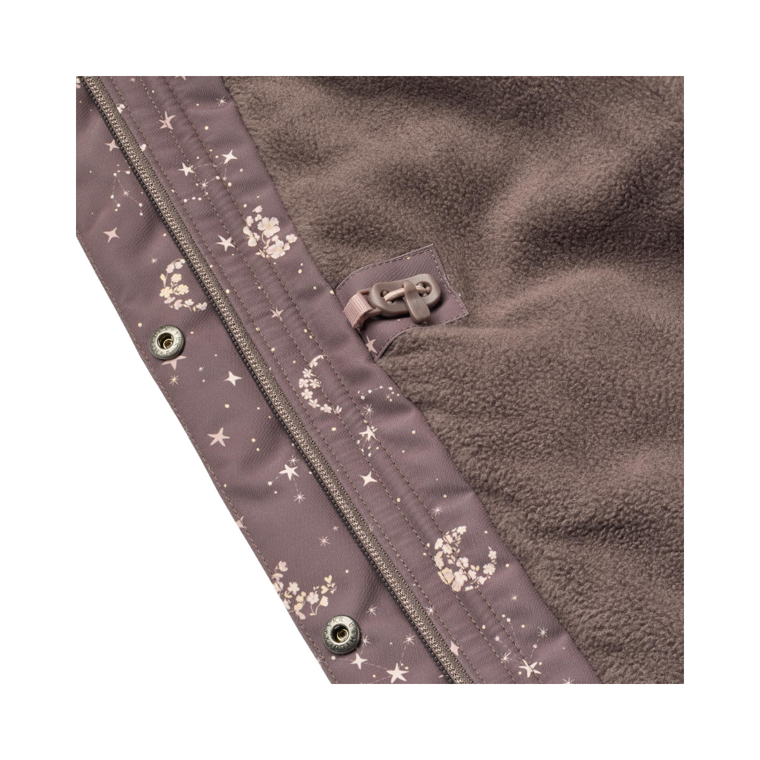 Wheat Tove teknisk jakke plum truffle stars