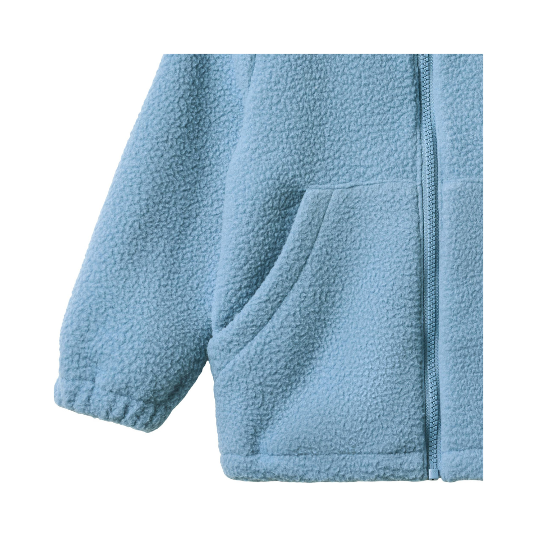 Wheat Helge fleece jakke faded denim