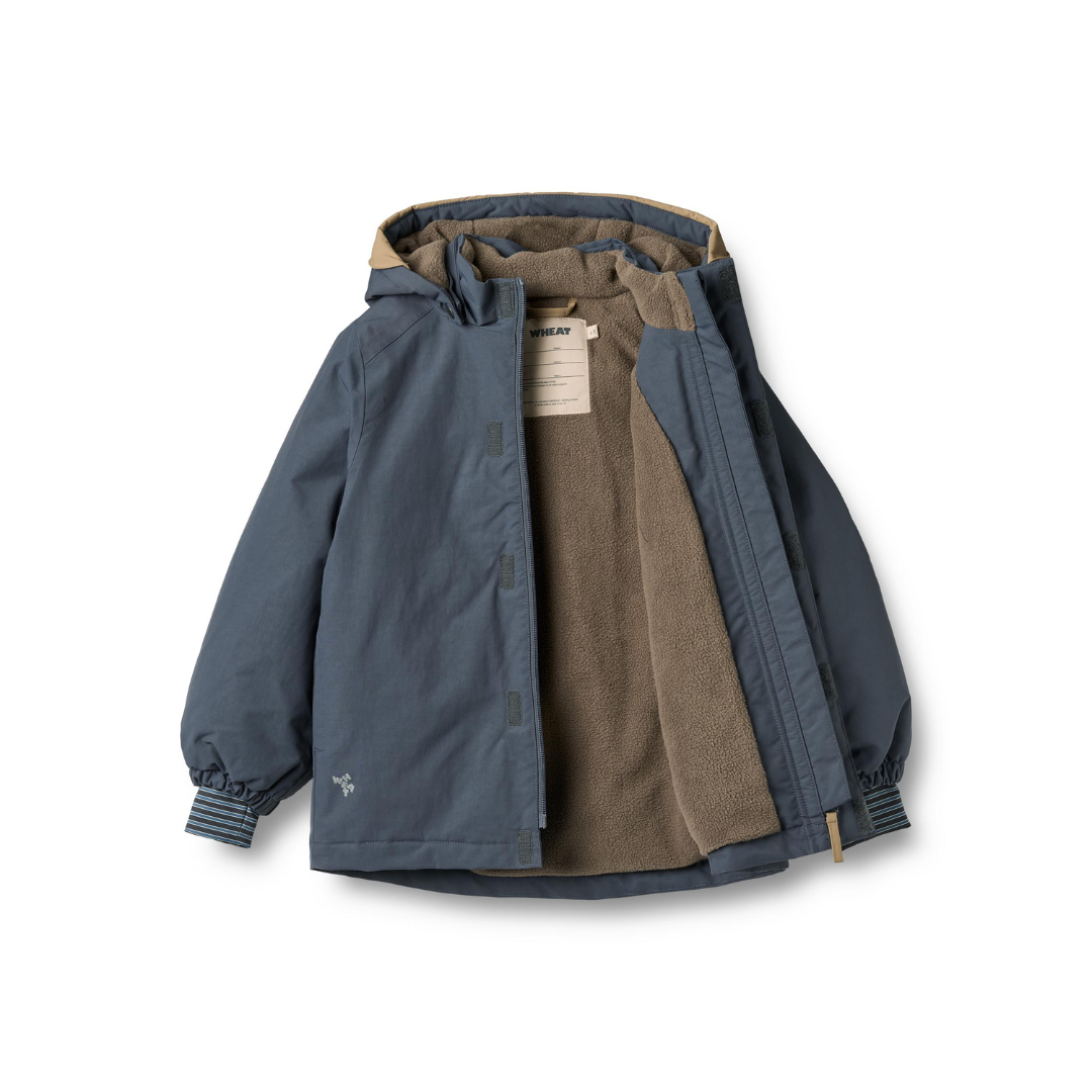 Wheat Frederiko teknisk jakke greyblue