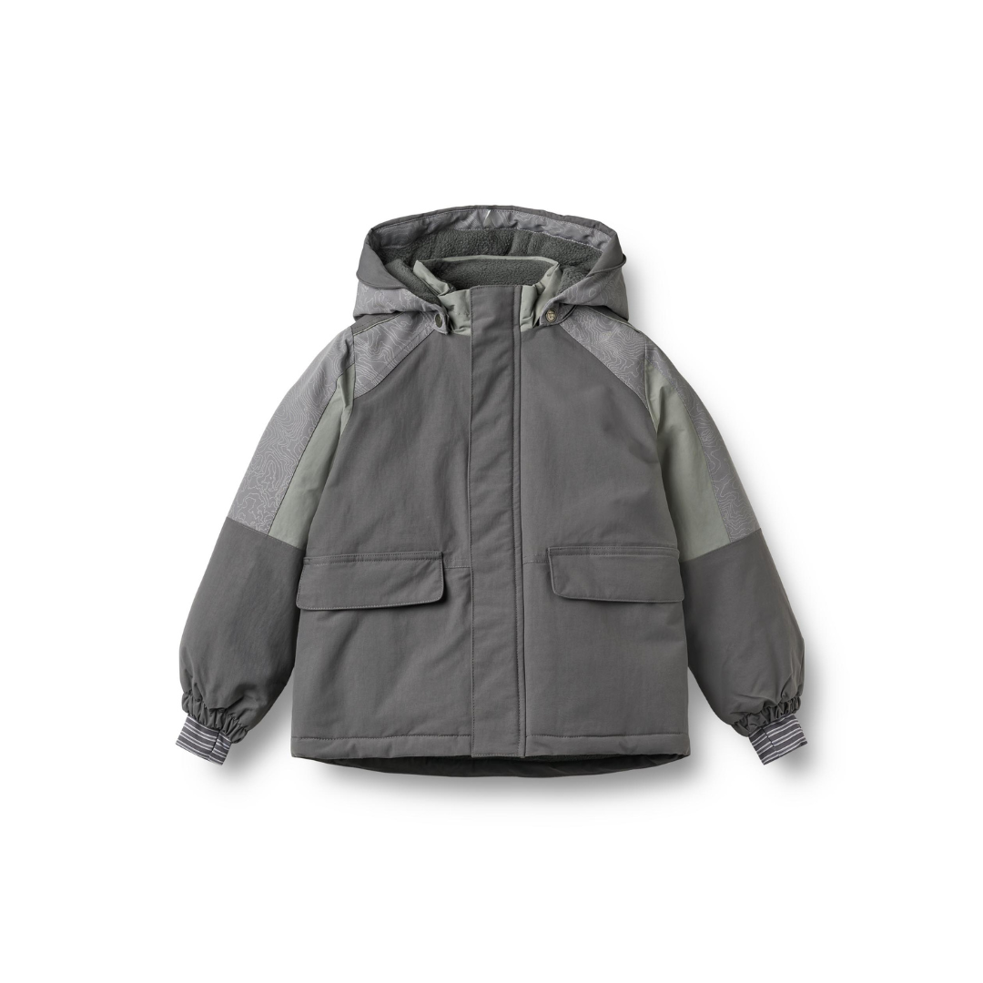 Wheat Lausto teknisk jakke dark charcoal
