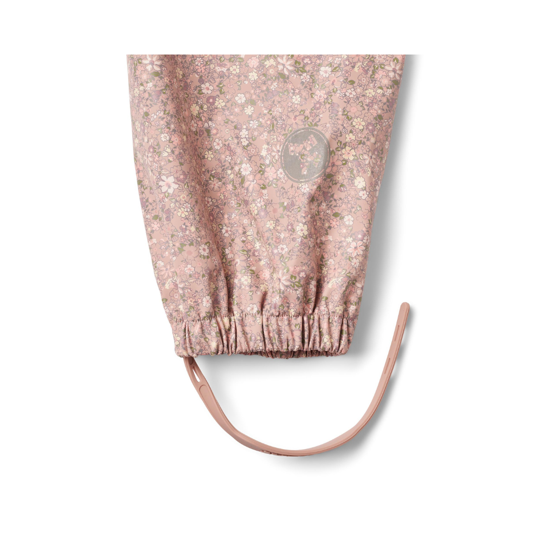 Wheat Charlo regnbukser med seler powder flower meadow