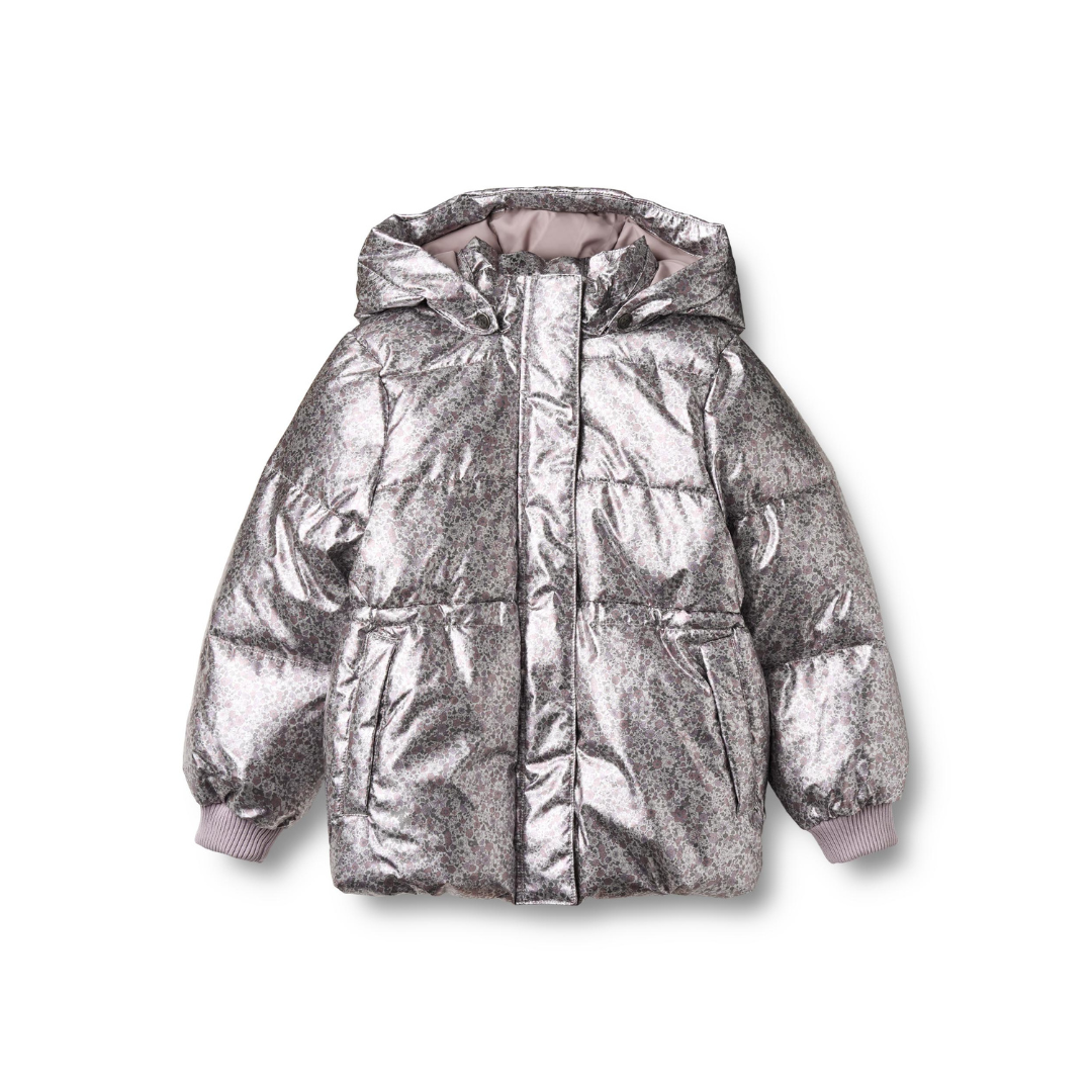 Wheat Eli puffer jakke silver flower meadow