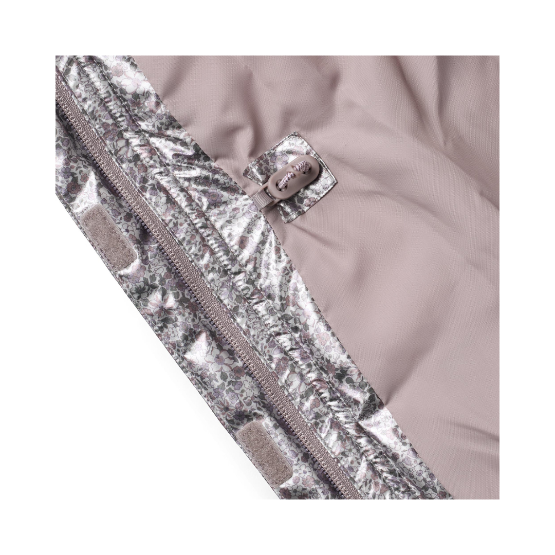 Wheat Eli puffer jakke silver flower meadow