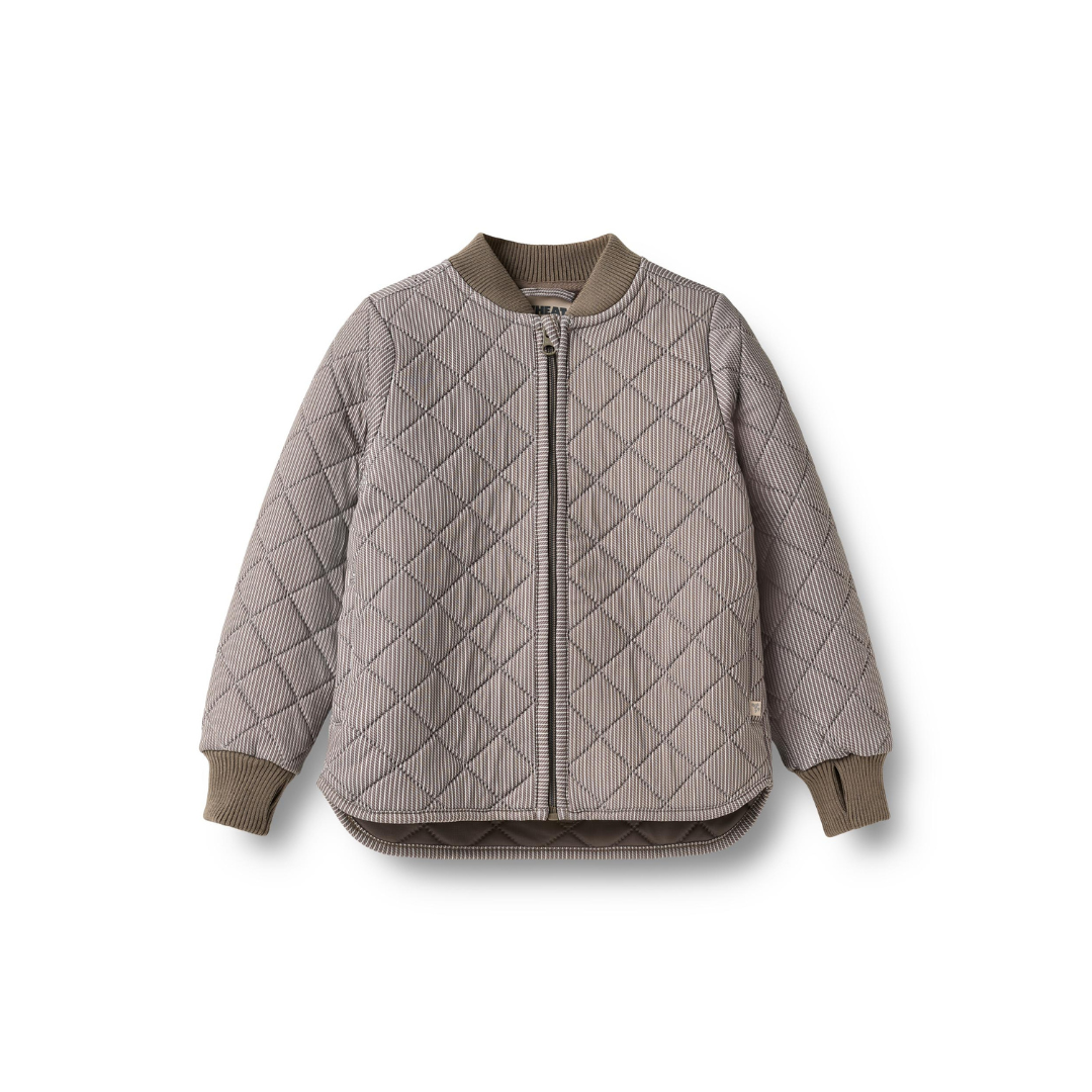 Wheat Loui termojakke brown stripe