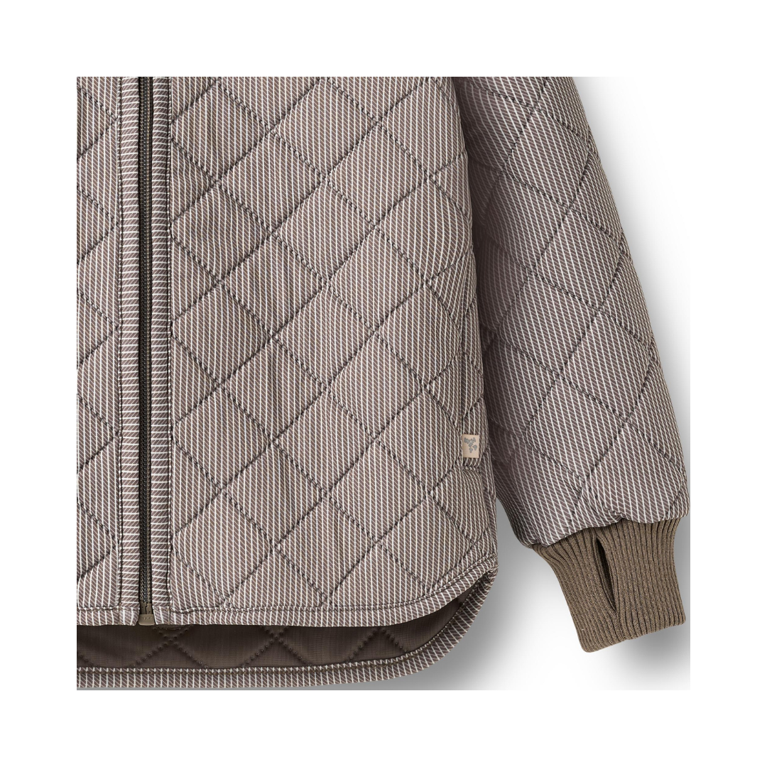 Wheat Loui termojakke brown stripe