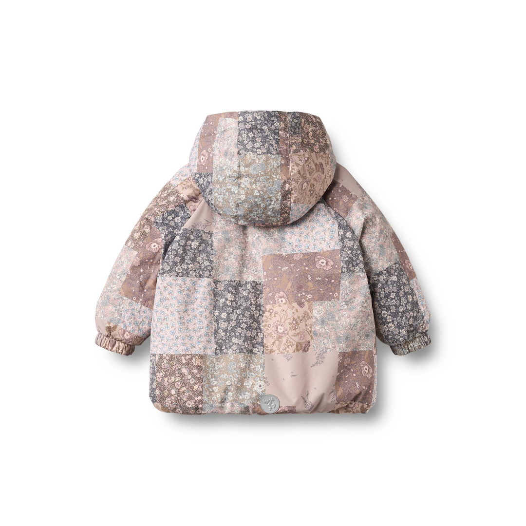 Wheat Billo puffer jakke patchwork flowers