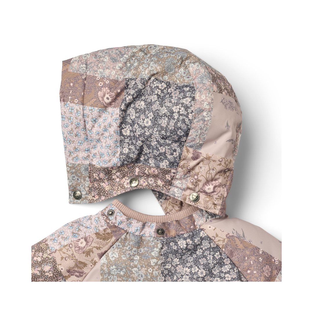 Wheat Billo puffer jakke patchwork flowers