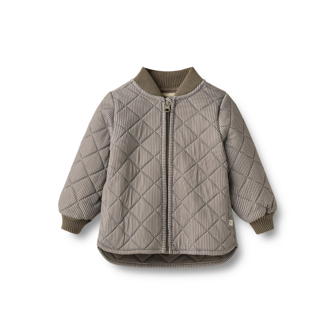 Wheat Loui termojakke brown stripe