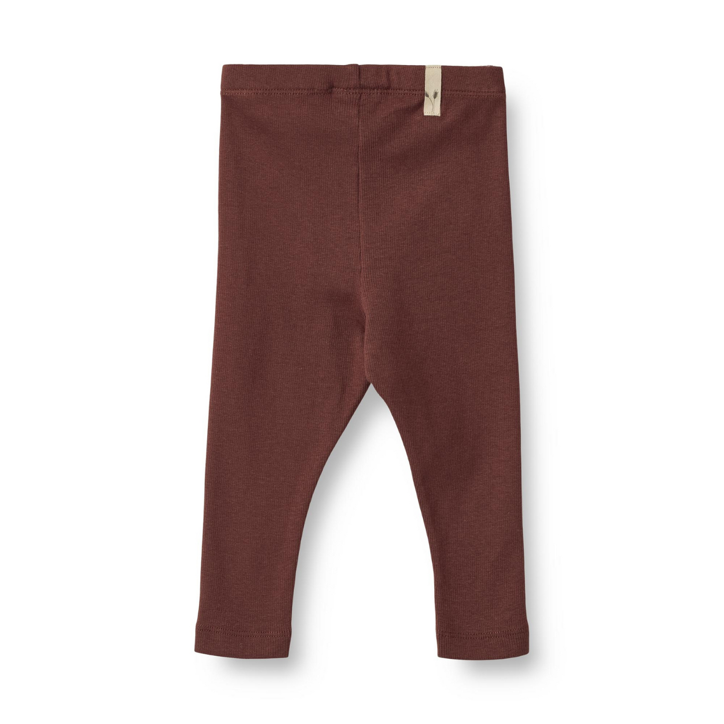 Wheat Maddy rib leggings aubergine